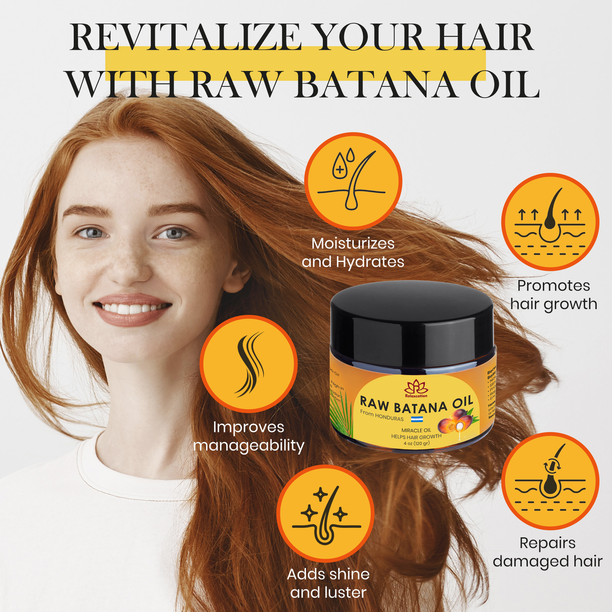Dersie Batana Oil - Organic Raw Batana Oil From Honduras For Hair Growth & Care