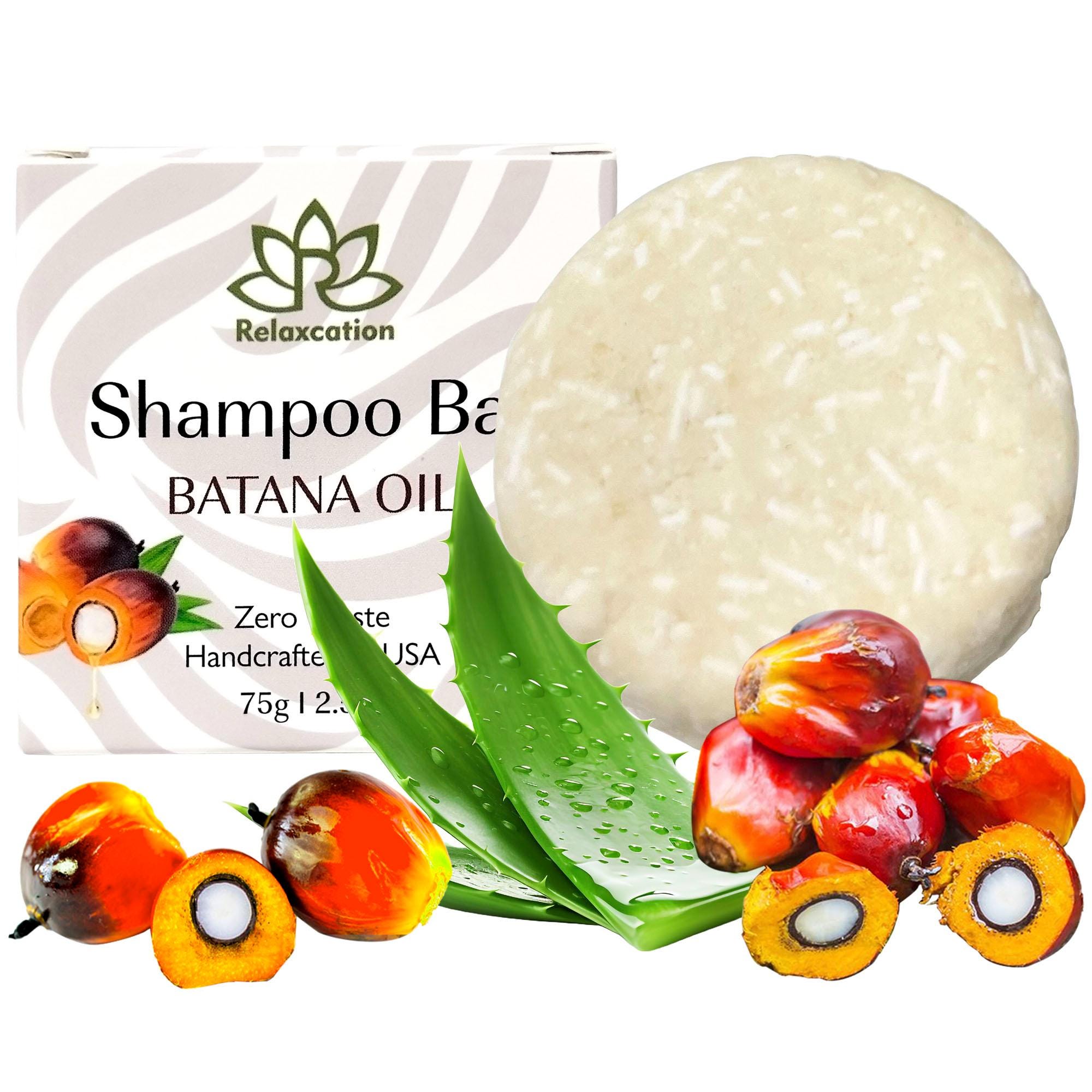 BATANA Oil for HAIR GROWTH Shampoo Bar | Pure Raw Honduras Batana Oil | Hydrates for Hair ReGrowth and Scalp Health | Aloe Vera, Castor Oil