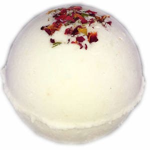 1 Bath Bomb Blossom Euphoria 5 oz Natural Ingredients Relaxing Epsom Salt, Himalayan & Dead Sea Salt, Essential Oil, Apricot Kernel Oil