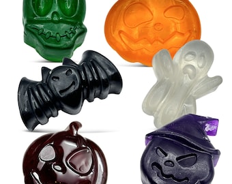 Halloween Soap Set, Halloween Gift, Kids Soap, Halloween House, Halloween Decor, Happy Halloween, Soap Party Favor, Pumpkin Soap,Autumn Soap