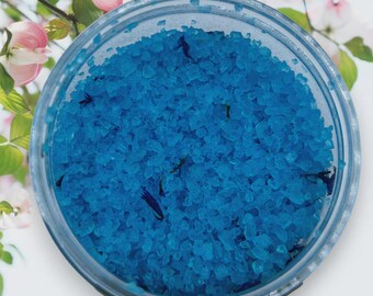 Premium White Gardenia European SPA SALT (8 oz) in Jar Perfect for Self-Care and Relaxation Handmade in the USA Gentle Bath Soak Gift