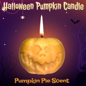 Pumpkin Halloween Soy Candle for Spooky Celebration Made In The USA
