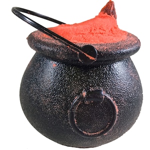 Halloween Surprise Scary Toys Inside Bath Bombs Witches Brew Cauldron RED Fizzy and Bubble 7 oz. Bath Bombs with For Kids! Halloween Gift!