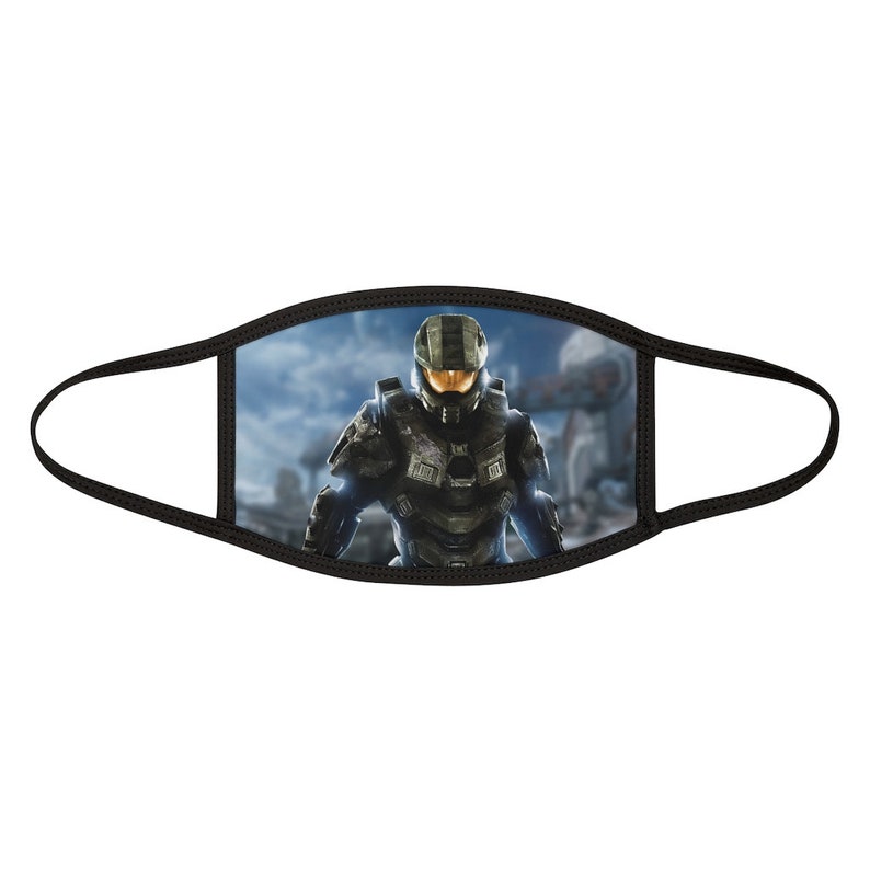 Halo 4 master chief MixedFabric Face Mask Adult mask kids Etsy