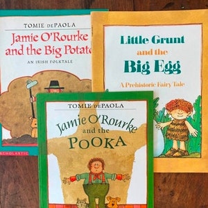Jamie O&#39;Rourke and the Big  Potato Little Grunt and the Big Egg & Jamie O&#39;Rourke and The Pooka by Tomie DePaola