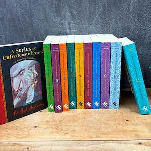 A Series Of Unfortunate Events by Lemony Snicket Brett Helquist Volumes 1-11 Softcovers FREE SHIPPING