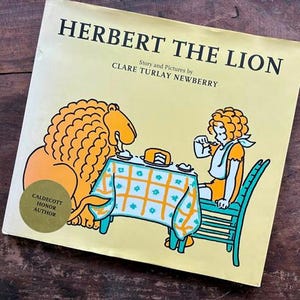 Herbert The Lion Story and Pictures by Clare Turlay Newberry Caldecott Honor Author Oversized Children&#39;s Picture Book 1998