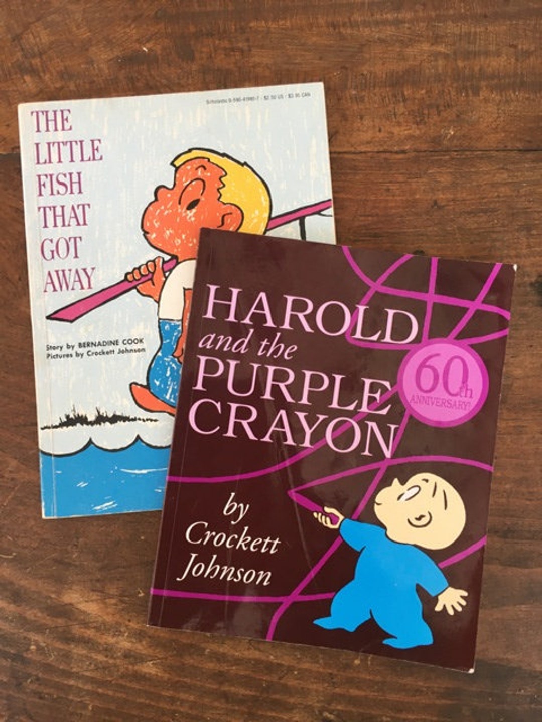 Harold and the Purple Crayon Crockett Johnson & the Little Etsy