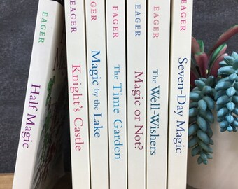 Tales Of Magic by Edward Eager Half Magic On The Lake The Time Garden Knight&#39;s Castle Magic or Not Well-Wishers Seven Day Magic