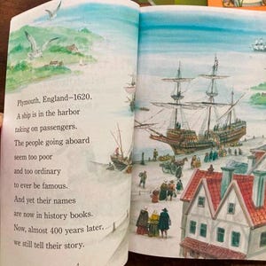 The Very First Thanksgiving Day Story of the Pilgrims & the First ...