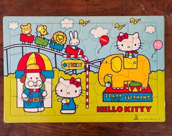 Vintage Hello Kitty Puzzle Sanrio Company 1976 RARE and