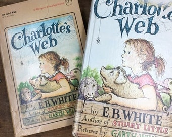 Charlotte's Web by E B White Illustrated by Garth Williams ONE Copy Young Adult Fiction Cover Art May Vary Hardcover Or Paperback