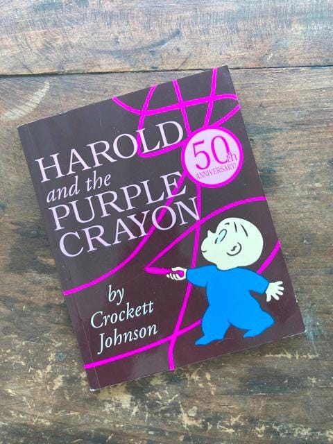 Harold and the Purple Crayon Crockett Johnson Livre d'images
