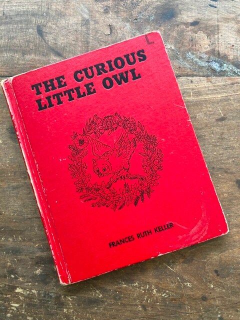 Vintage Children's Book: The Curious Little Owl, 1957