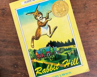 Vintage Rabbit Hill Book by Robert Lawson, Newbery Medal Winner