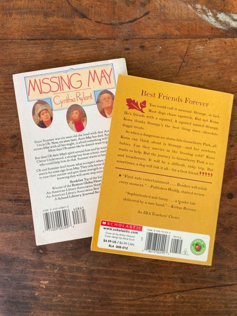 Missing May & Gooseberry Park by Cynthia Rylant Newbery Medal - Etsy