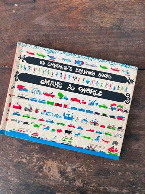 Ed Emberley's Drawing Book: Make A World Children's Art How-to
