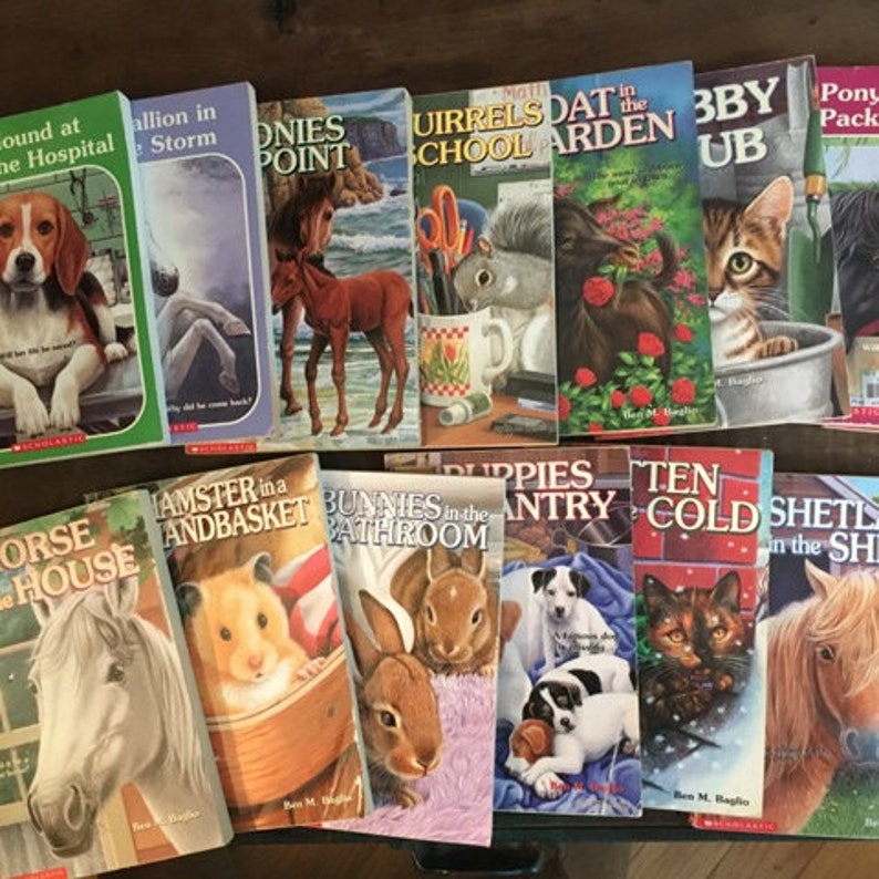 Animal Ark Book Series by Ben M Baglio Puppies in the Pantry Etsy