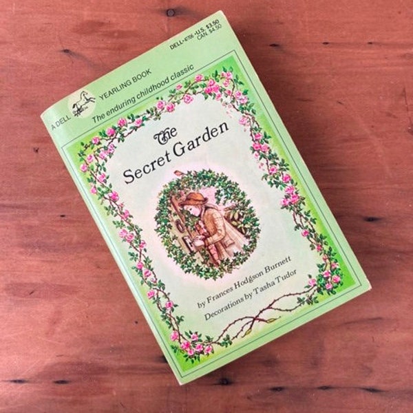 The Secret Garden by Frances Hodgson Burnett Illustrated by Tasha Tudor 1980s Edition Classic Preteen Fiction Cover Art May VARY Paperback