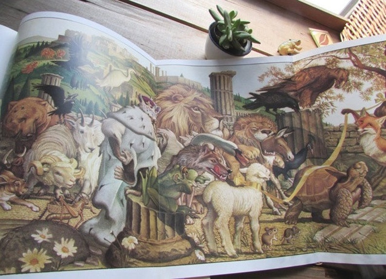 Aesop's Fables Charles Santore Illustrator Accelerated Reader Hardcover Oversized Volume Bild 4