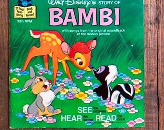 ディズニーブックシリーズ 101〜189巻セット Walt Disney Book and Record Collection 9 Book Sets Bambi 101