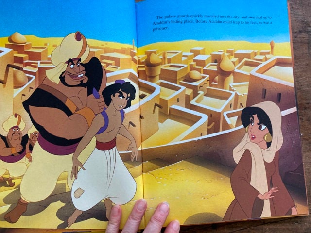 Walt Disney's Aladdin Adapted by Don Ferguson Large Oversized