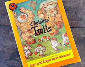 Vintage d'Aulaires' Trolls Ingri D'Aulaire & Edgar Parin D'Aulaire Zephyr Books 1993 Children's Book