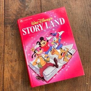 Vintage Walt Disney&#39;s Story Land Golden Book: 55 Film Stories