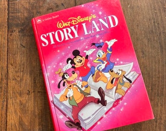 Vintage Walt Disney's Story Land Golden Book: 55 Film Stories
