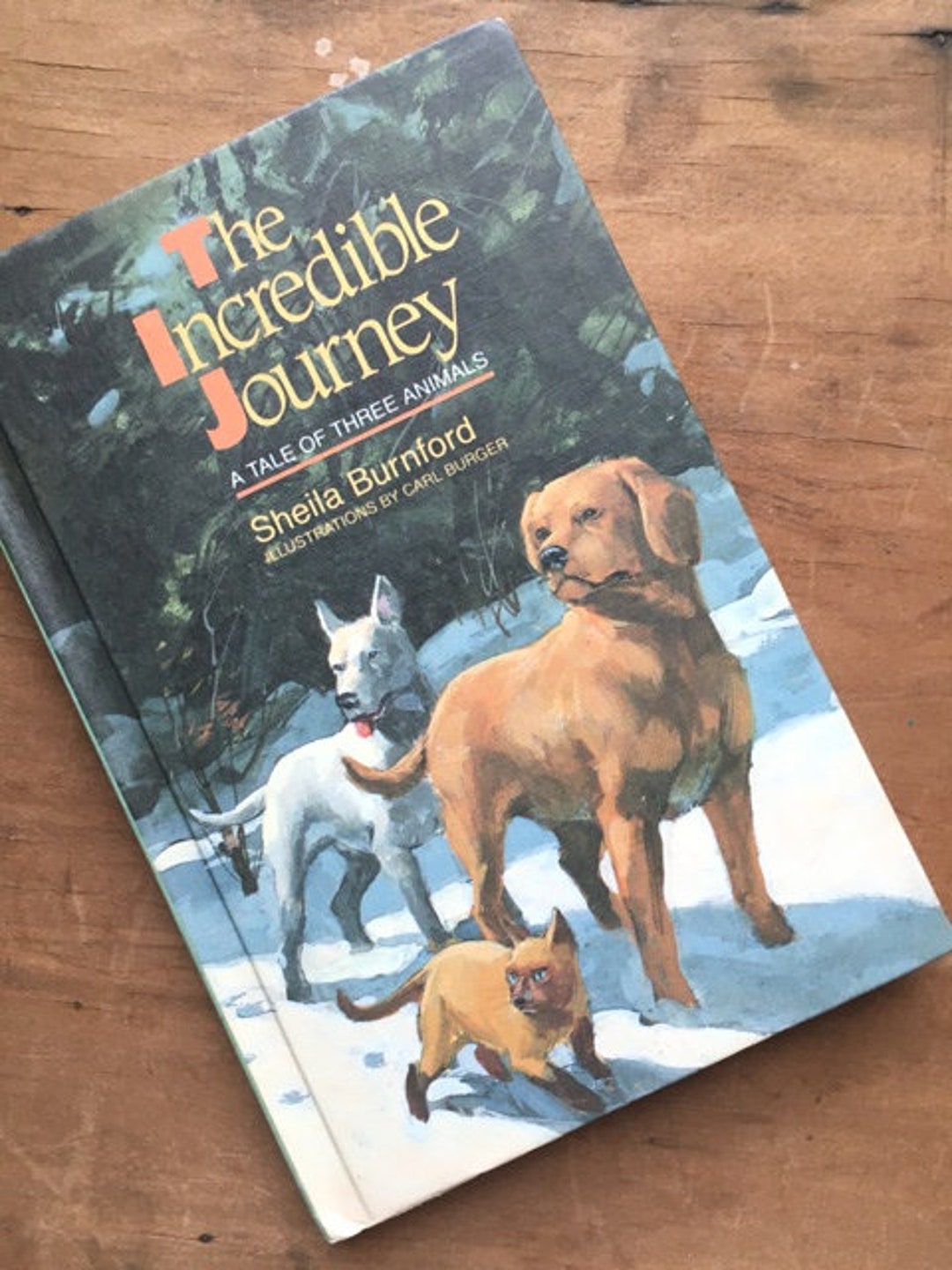 The Incredible Journey by Sheila Burnford A Tale of Three Animals Dog and  Cat Story Preteen Chapter Book Animal Fiction Hong Kong