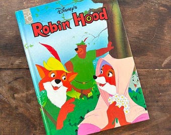 Walt Disney's Robin Hood Adapted by Don Ferguson Large Oversized Disney Classic Series Classics