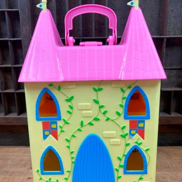 Peppa Pig Princess Castle CASTLE ONLY NO Furniture or Figures Replacement Piece Watch Video!