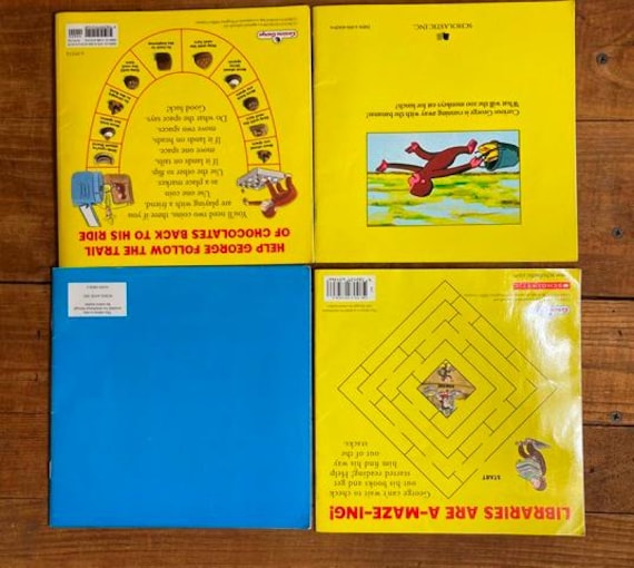 Curious George Book Collection: Camping, Chocolate Factory, Zoo