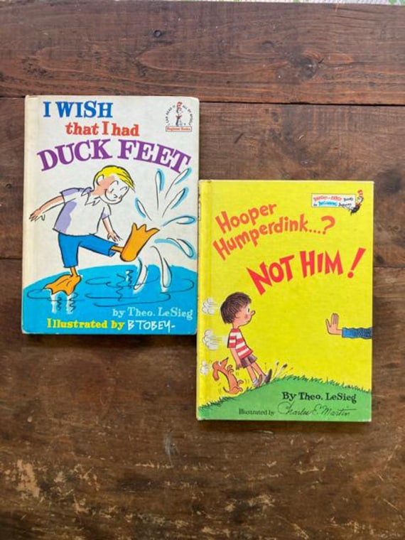 Theo Lesieg Beginner Books: I Wish That I Had Duck Feet & Hooper