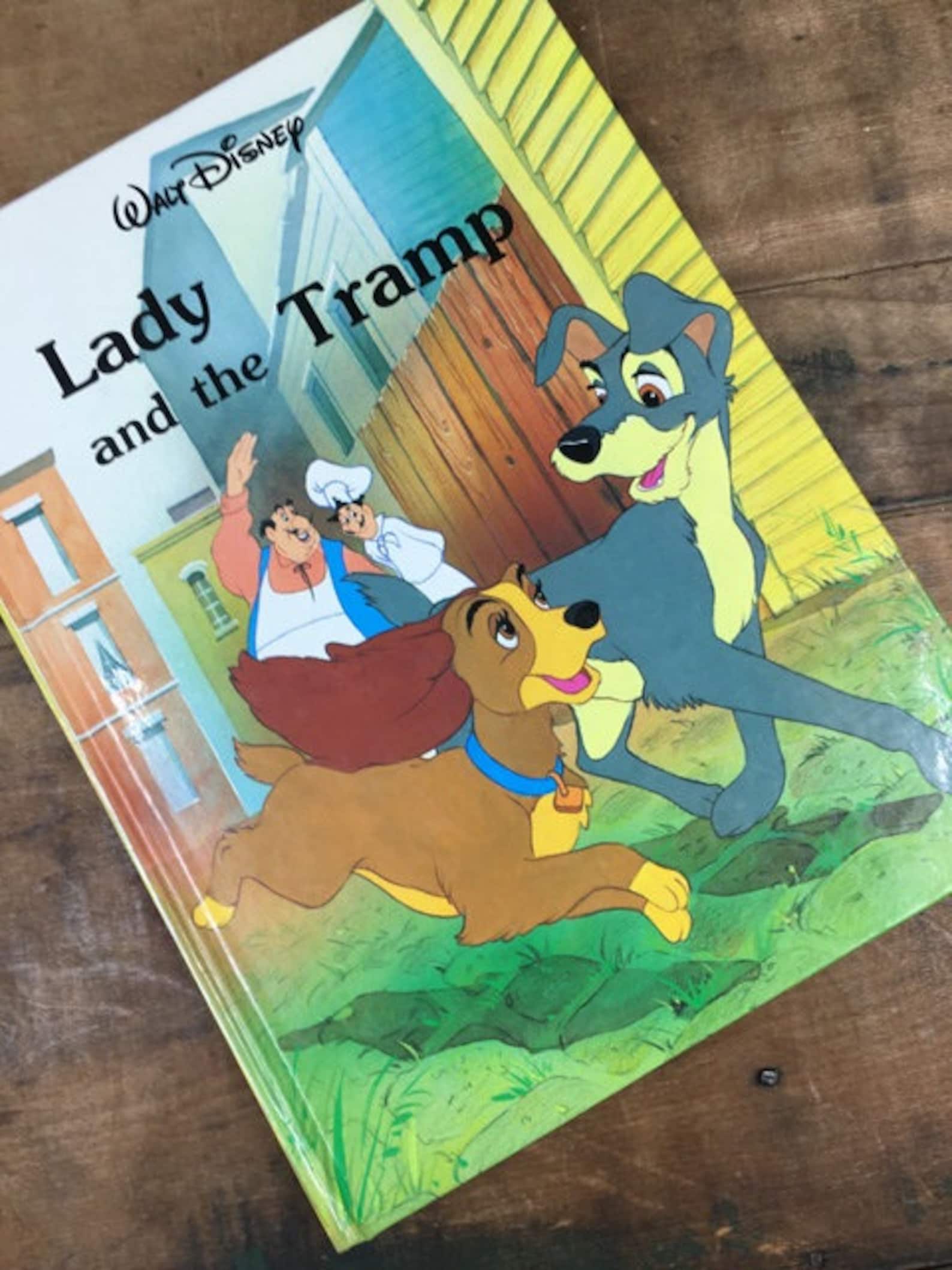 Lady and the Tramp Book Walt Disney Classic Series Oversized | Etsy