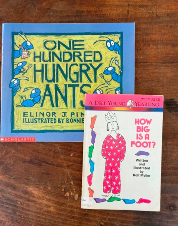 How Big is A Foot Written Illustrated by Rolf Myller & One Etsy