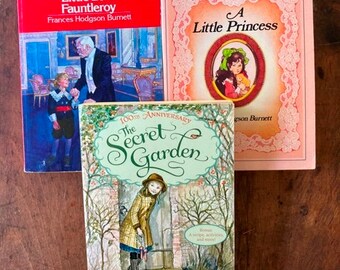 The Secret Garden (illustrated by Tasha Tudor) A Little Princess & Little Lord Fauntleroy by Frances Hodgson Burnett