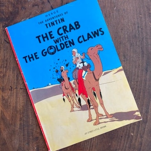 The Adventures of Tintin The Crab With The Golden Claws by Herge 1974 Paperback Ninth American Edition