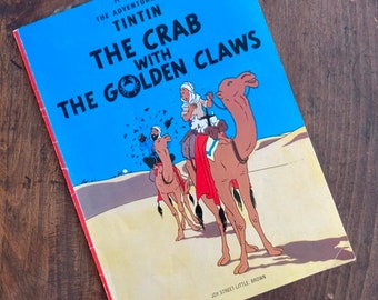 The Adventures of Tintin The Crab With The Golden Claws by Herge 1974 Paperback Ninth American Edition