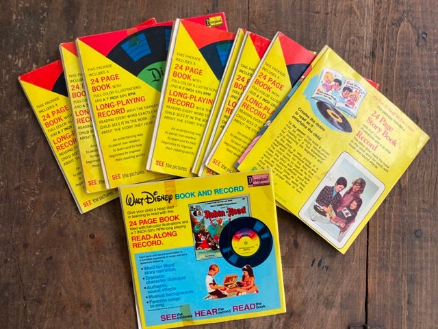 ディズニーブックシリーズ 101〜189巻セット Walt Disney Book and Record Collection 9 Book Sets Bambi 101