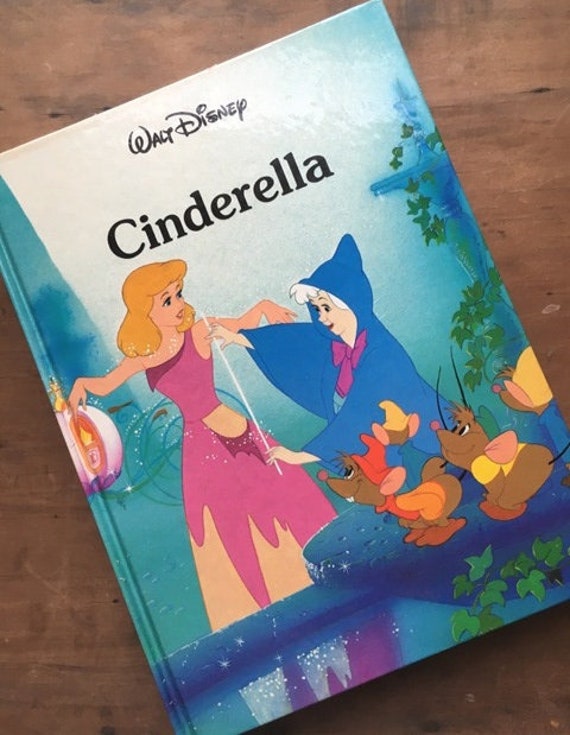 walt-disney-cinderella-disney-classic-series-oversized-book-etsy