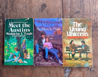 Meet The Austins The Moon By Night & The Young Unicorns by  Madeleine L'Engle Austin Family Chronicles Books 1-3