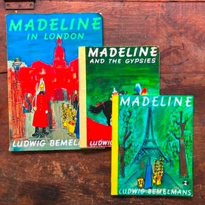 Madeline, Madeline and The Gypsies, Madeline In London Book Set Ludwig Bemelmans