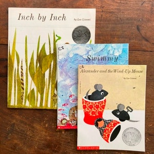 Alexander and the Wind-Up Mouse Swimmy & Inch By Inch by Leo Lionni Caldecott Honor Book