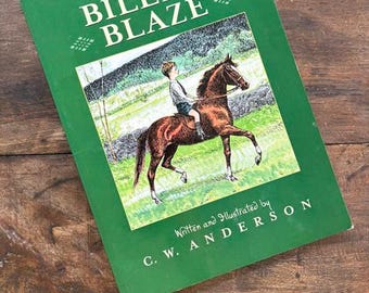 Billy and Blaze Cave C W Anderson Vintage Horse Picture Books Early Reader