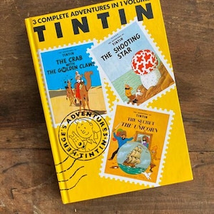 Tintin 3 Complete Adventures: The Crab With The Golden Claw, The Shooting Star & The Secret of The Unicorn by Herge Graphic Novel Volume 3