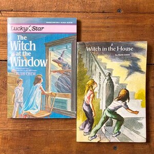 The Witch At The Window & Witch In The House by Ruth Chew Matter Of Fact Magic Books