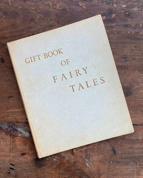 Vintage Dean's Gift Book of Fairy Tales Illustrated by Janet