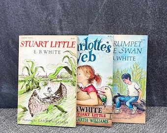 E.B. White Boxed Set: Charlotte's Web, Stuart Little, Trumpet Swan (Garth Williams Illustrations)