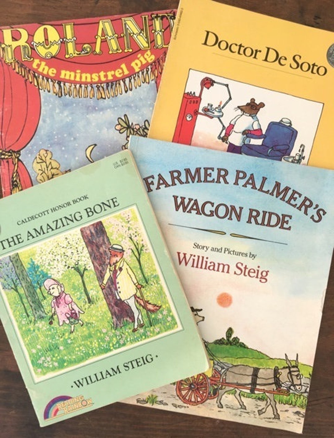 Doctor De Soto, Roland the Minstrel Pig, the Amazing Bone & Farmer